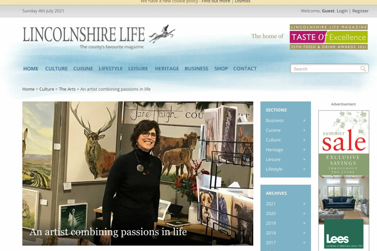 Lincolnshire Life Magazine Article